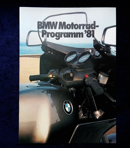 Bmw motorrad programm - motorrad, 1981